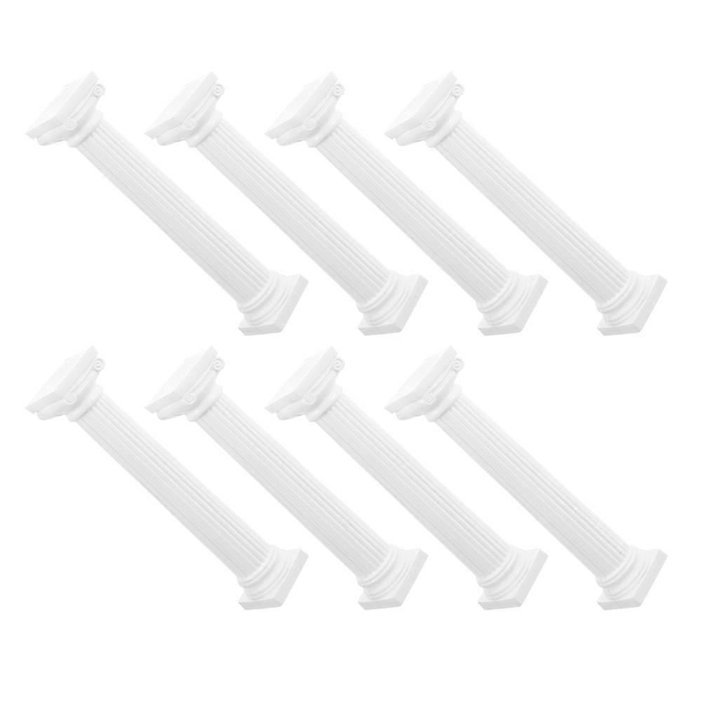 Roman Pillar Cake 8Pcs Small Columns for Table and Cake Decoration