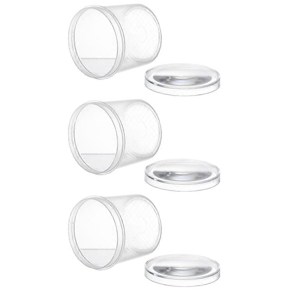 Plastic Observation Case for Insect Study and Exploration 3Pcs Magnifier Box