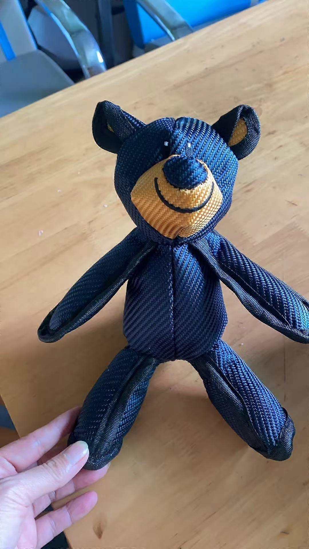 Indestructible Robust Bear Dog Toy 2.0 - Unbreakable Squeaky Plush Pet Companion for Heavy & Aggressive Chewers, Durable Reinforced Design, Interactiv