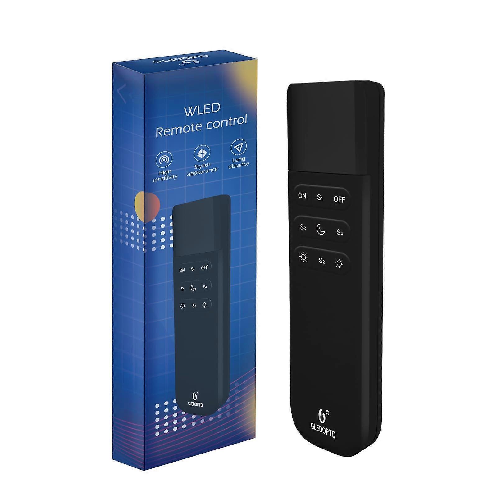 WLED WiFi Remote Control for RGB LED Lights, 50m Range, Low Latency, Energy Saving