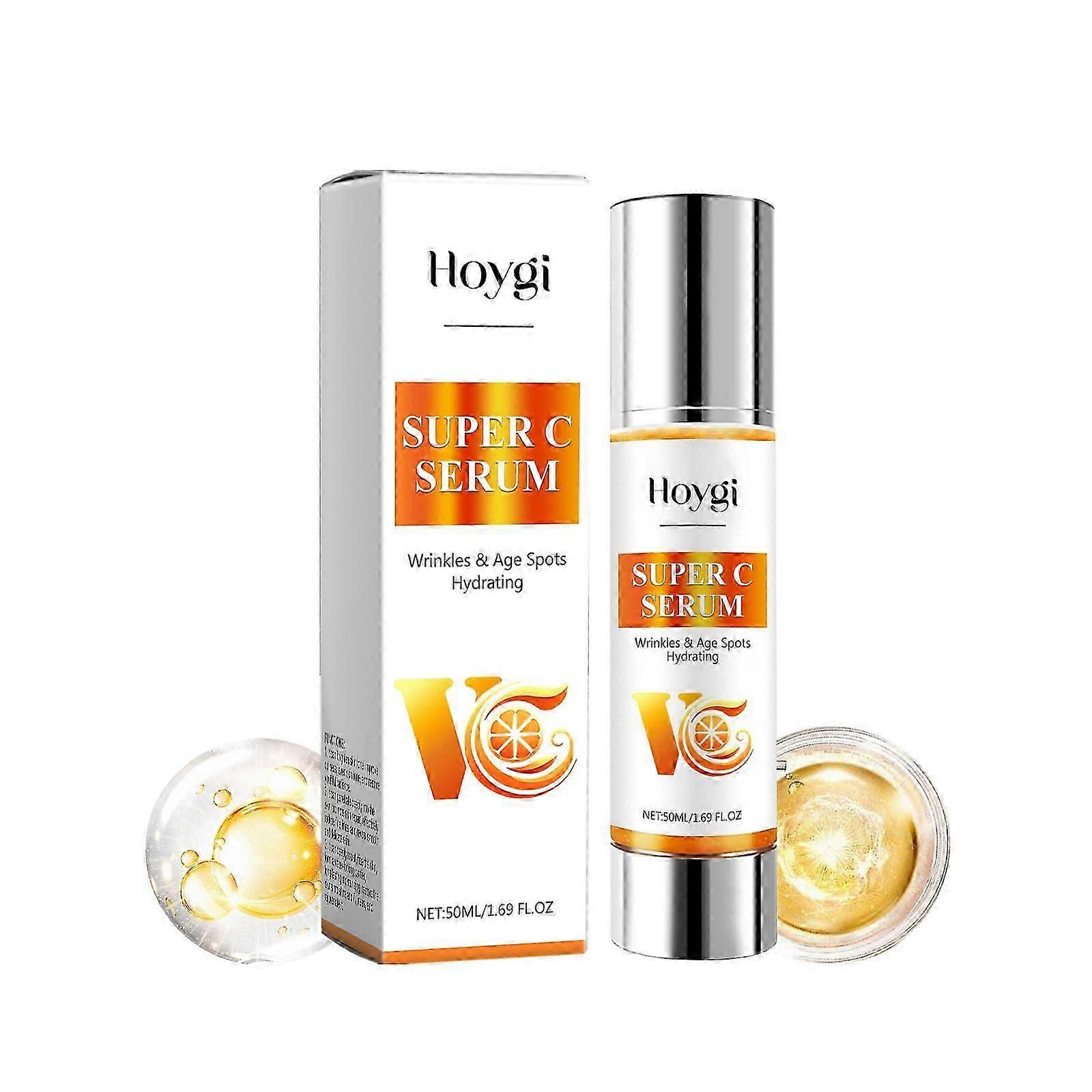 Revitalize Skin with Vitamin C Serum  Anti-Aging, Hydrating & Purifying with Hyaluronic Acid & Peppermint
