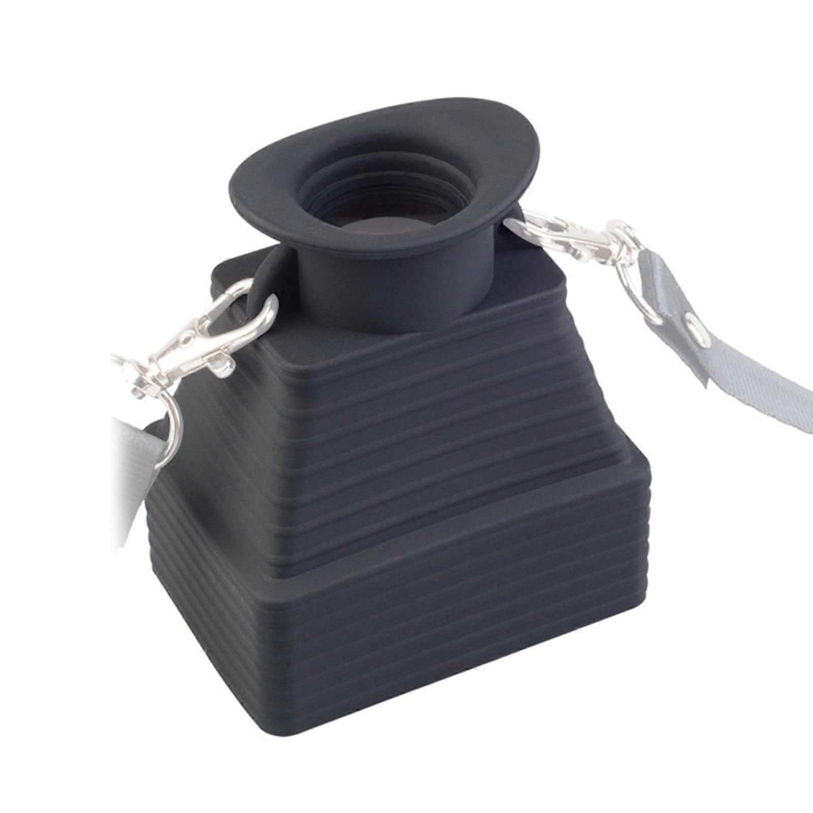 Camera Screen Sunshade Hood 3.2X LCD Camera Magnifier for Clear Composition Enhances Outdoor Photopraphy Multicolor