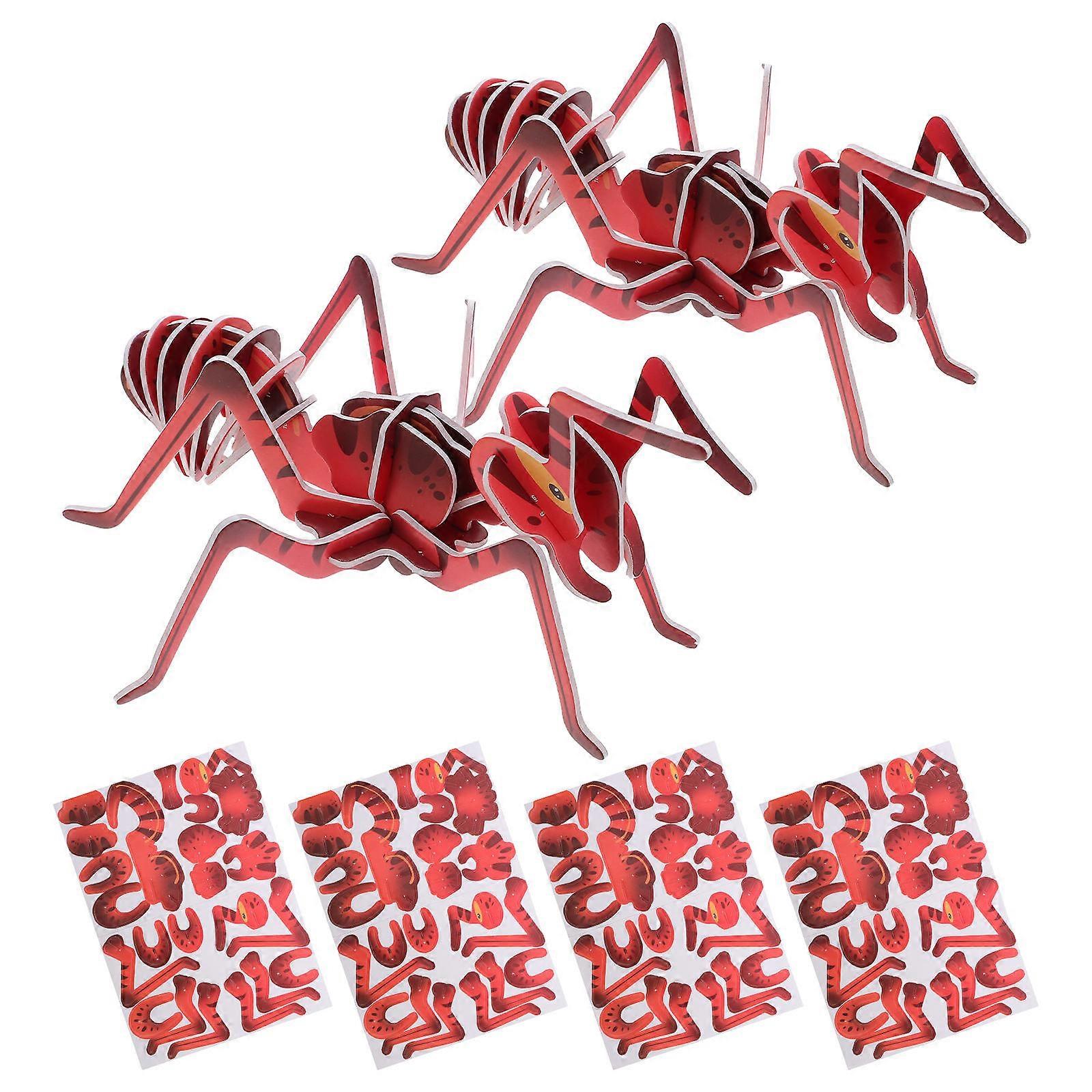 Scientific Experiment Toys 6Pcs Ant Model Puzzle for Insect Learning Fun