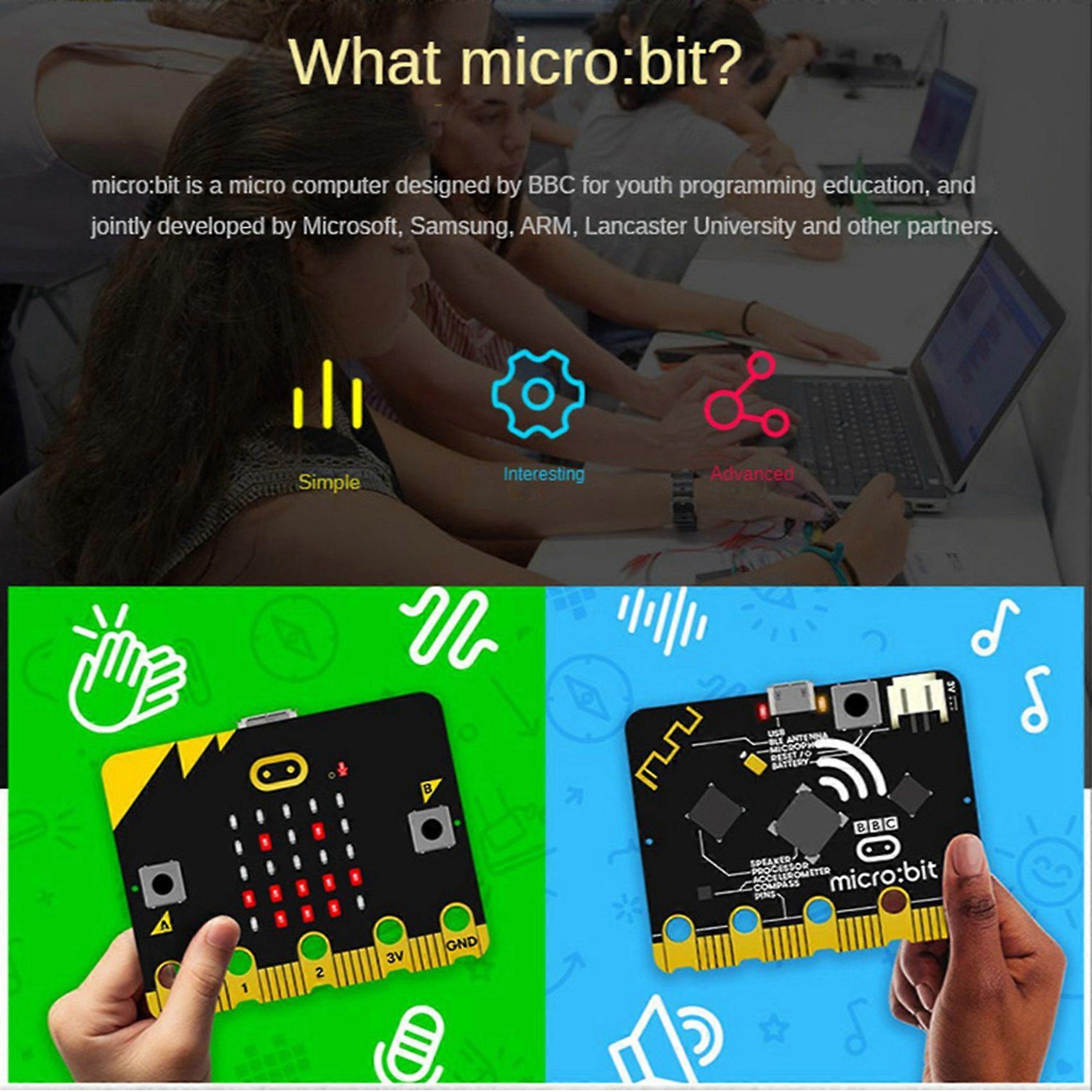 2X Bbc Microbit V2.0 Motherboard An Introduction to Graphical Programming in Python for Primary and Secondary Schools