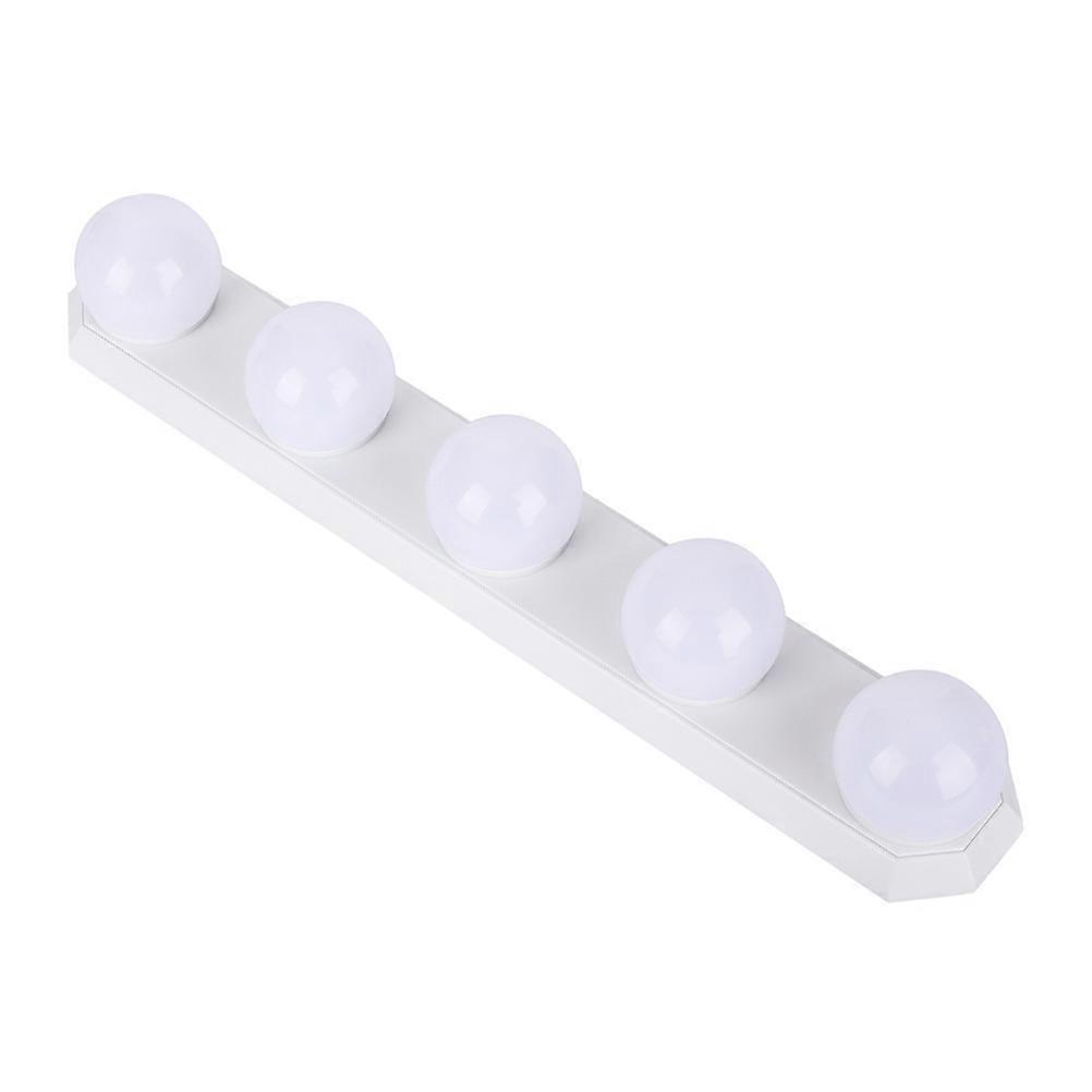 Vanity LED Light Bulbs for Makeup Use 5 Leds Suction Cup Light Kit USB Powered