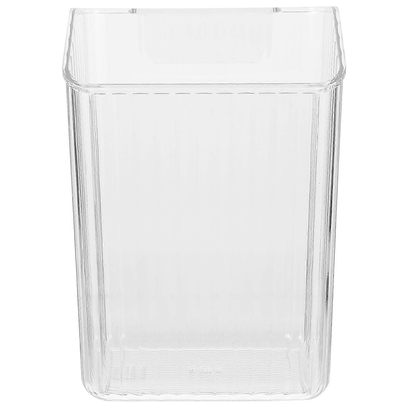 Transparent Hanging Waste Basket Plastic Trash Bin for Storage Use
