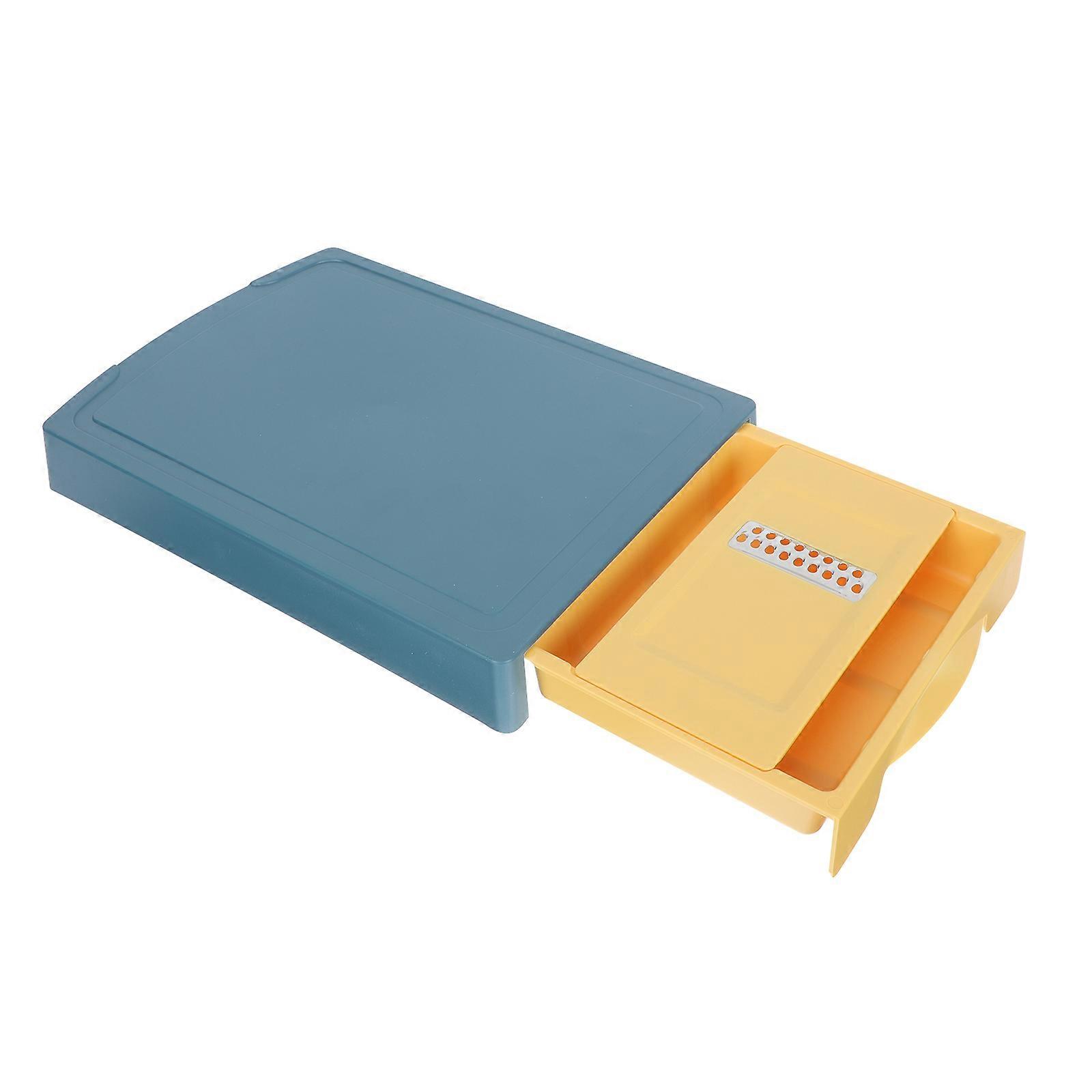 Household Cutting Board with Storage Plate for Kitchen Use