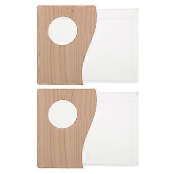 Delicate Chinchilla Bathtub Acrylic Household Bath Container for 2Pcs