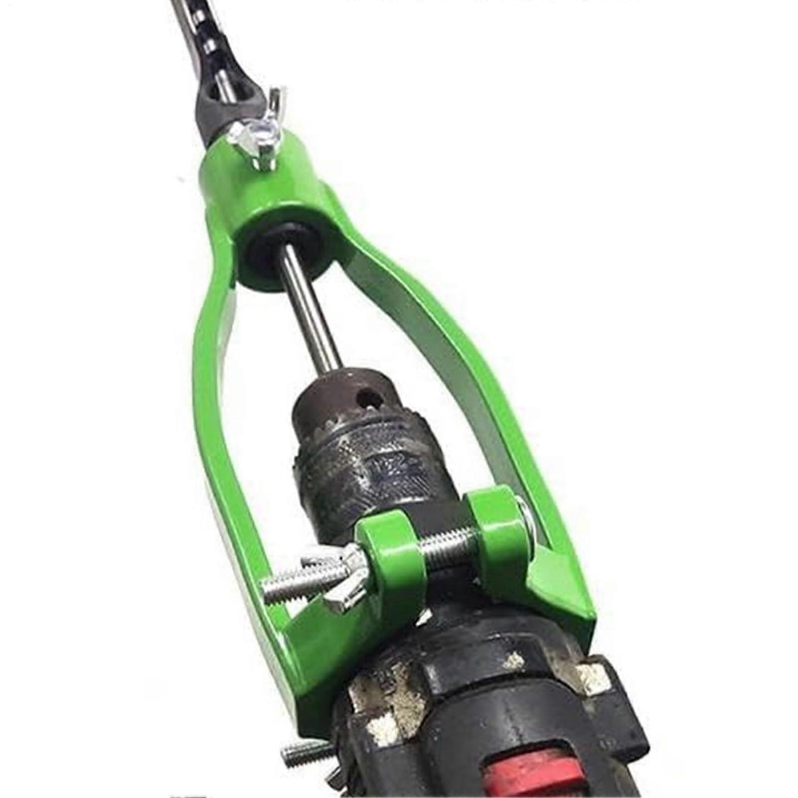 Square Hole Drill Bit Adapter for Woodworking, Heavy Duty Mortising Drill Press Attachment