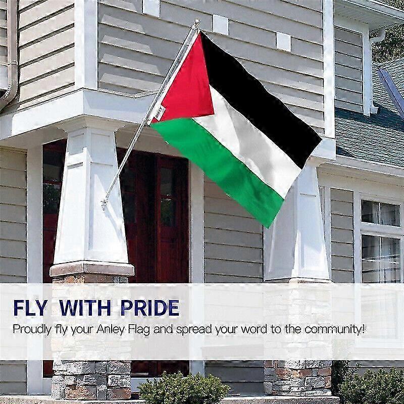 Large Palestine Flag, Polyester Fabric, 90*150CM Rectangle Banner