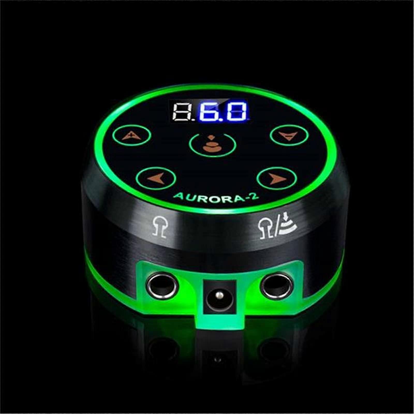 Tattoo Power Supply with LCD Display, LED Indicator, Universal Rotary and Coil Compatibility