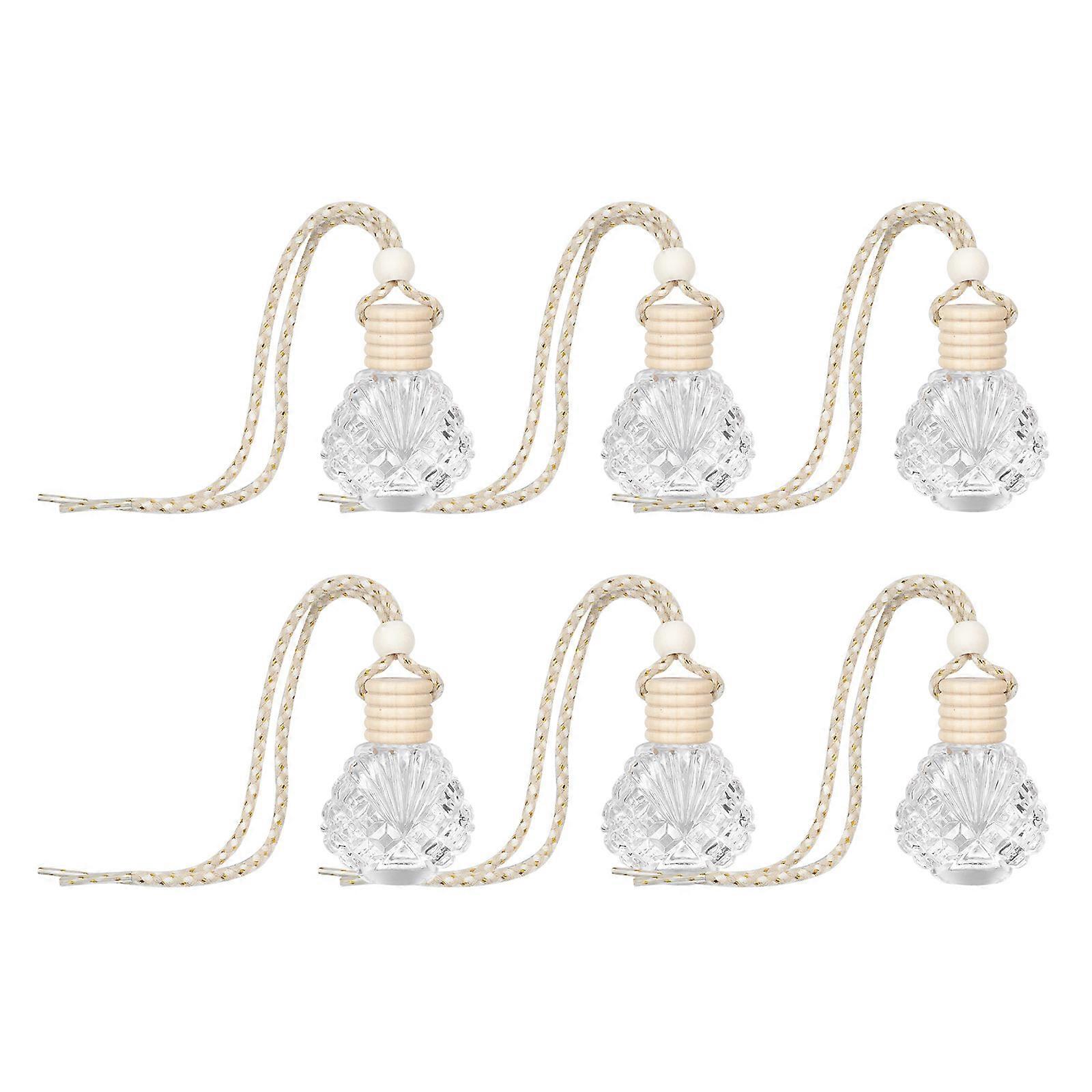 Car Perfume Bottle Pendant for Car Interior Decor 24Pcs Set