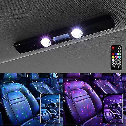 Wireless Voice Control USB Powered RGB Car Interior LED Lights with Easy Adhesive Installation