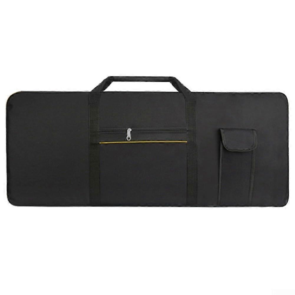 Waterproof Oxford 61 Key Electronic Keyboard Bag with ScratchResistant Lining and Double Pockets