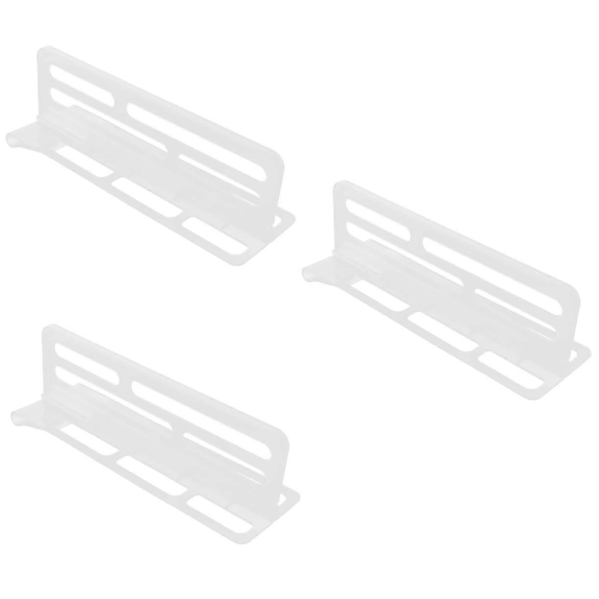 3pcs Adjustable Refrigerator Drawer Dividers, Clear Fridge Shelf Organizers, Easy NoTools Installation