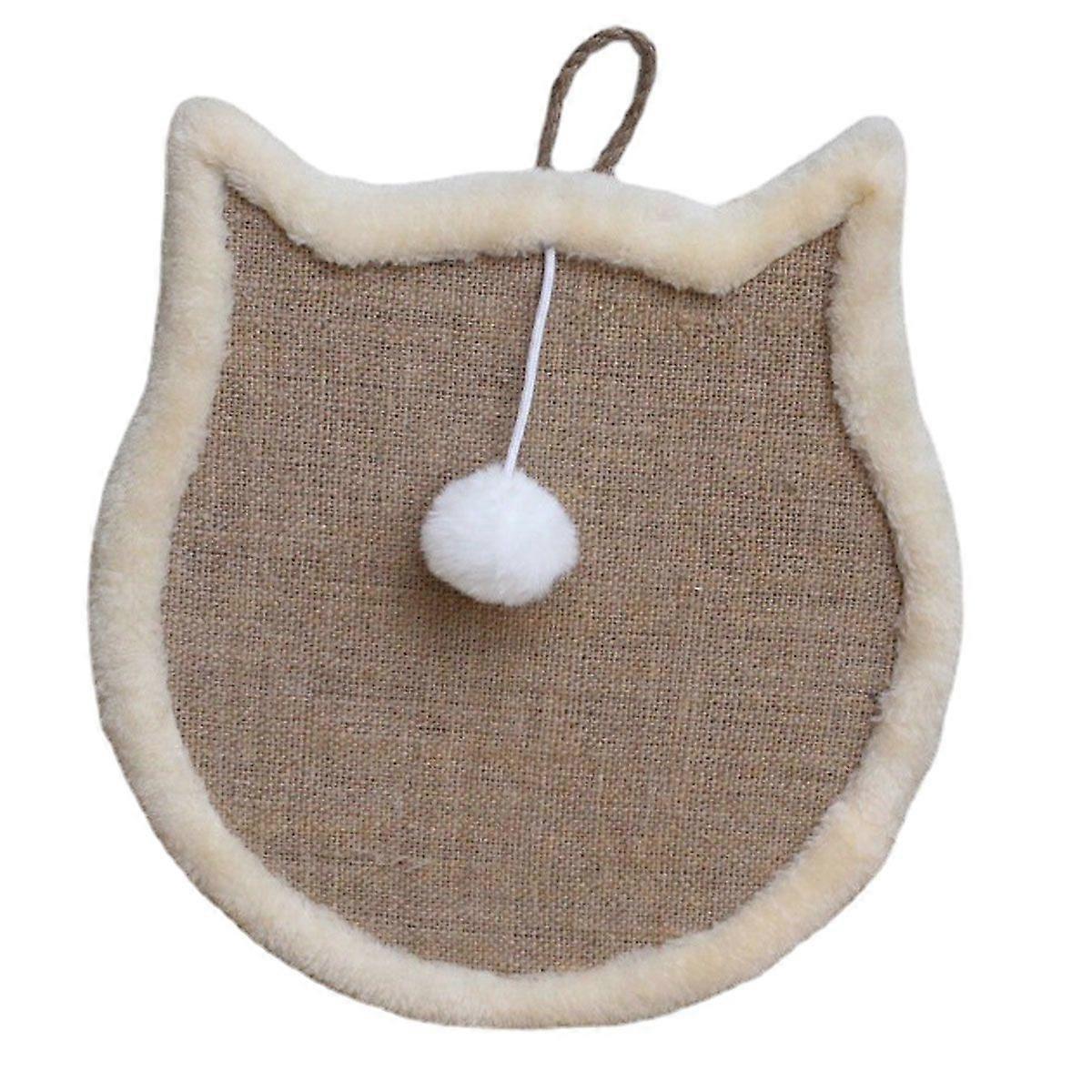 Wall-Mounted Cat Scratching Board, Replaceable Sisal Cat Scratching Mat, Wall Scratch Guard, Durable and Interactive Scratching Post
