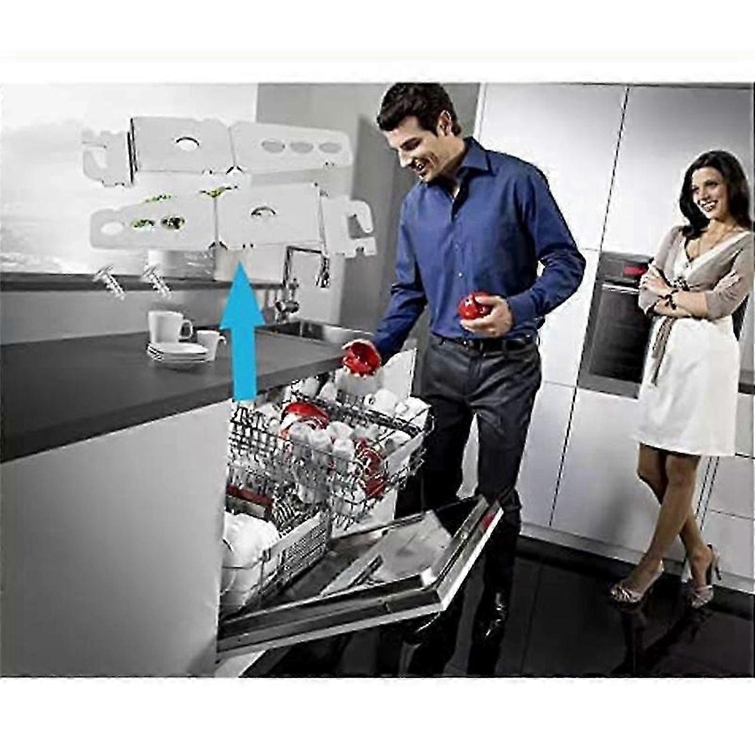 Partial mounting bracket for under-counter dishwasher