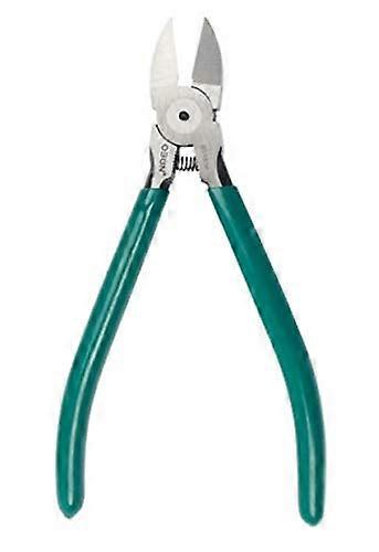 6 Inch Flush Wire Cutters Ultra Sharp FullSize Precision Side Pliers with SpringLoaded Handle