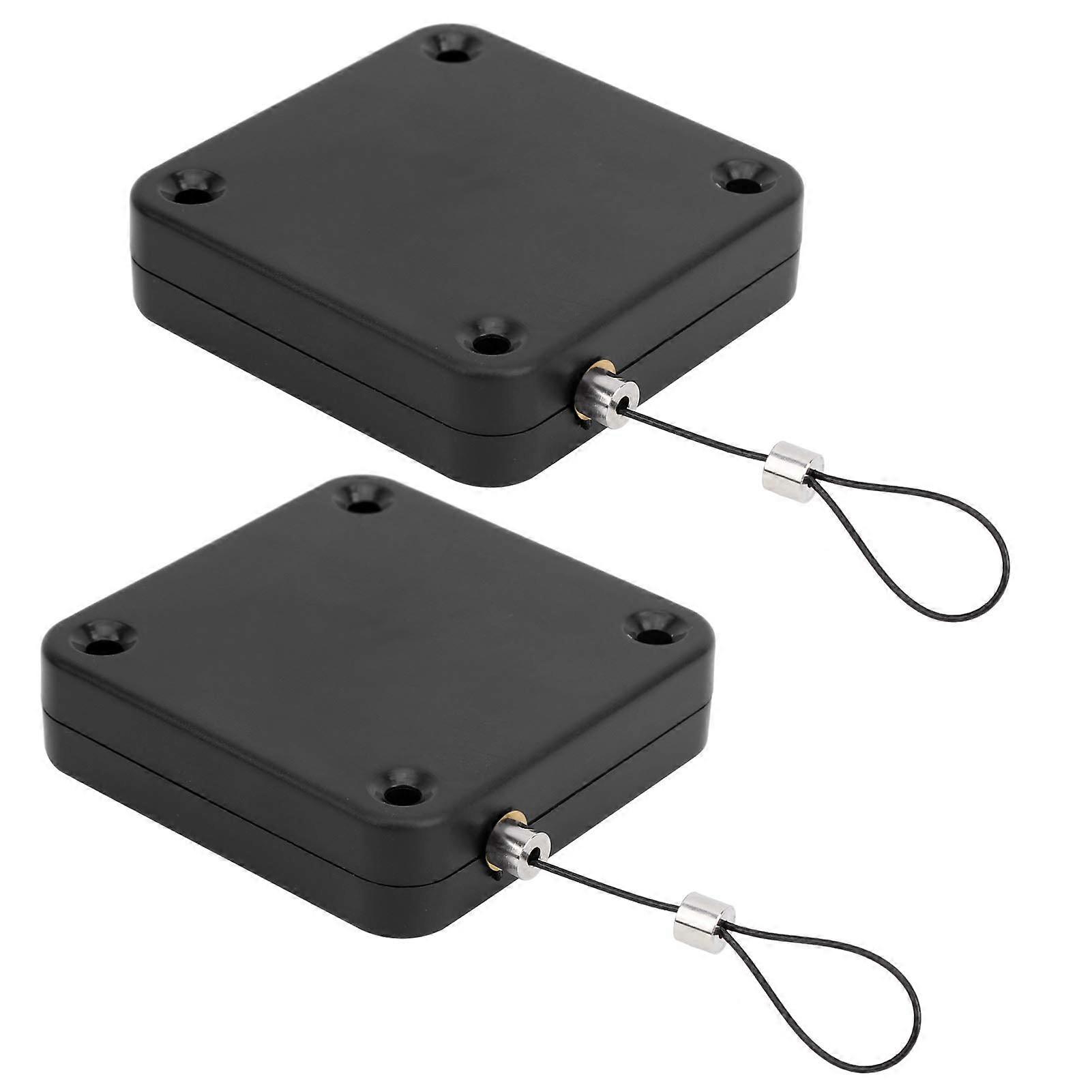Automatic Sensor Door Closer Punch 2 Pack with Durable Steel Rope for Home and Office