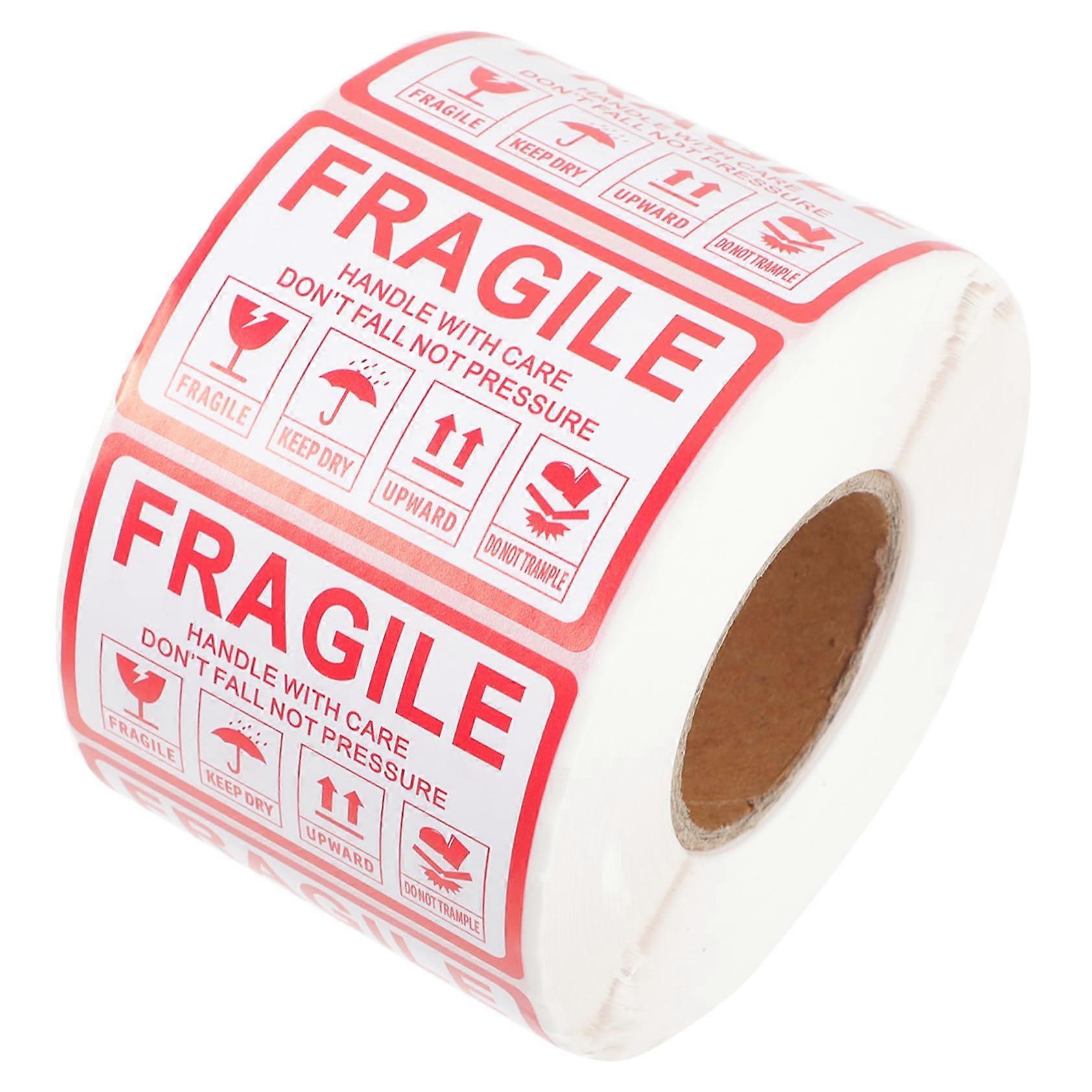 Fragile Stickers Roll with  Visibility and LongLasting Adhesion for  Boxes and Storage