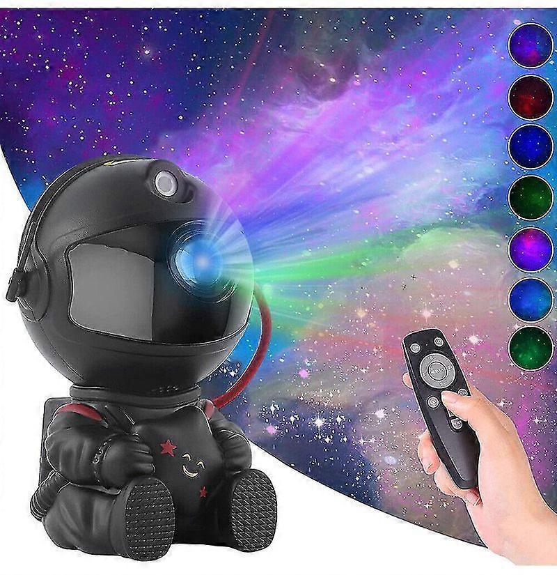 Astronaut Galaxy Projector Remote Control Space Nebula Night Light Starry Lamp