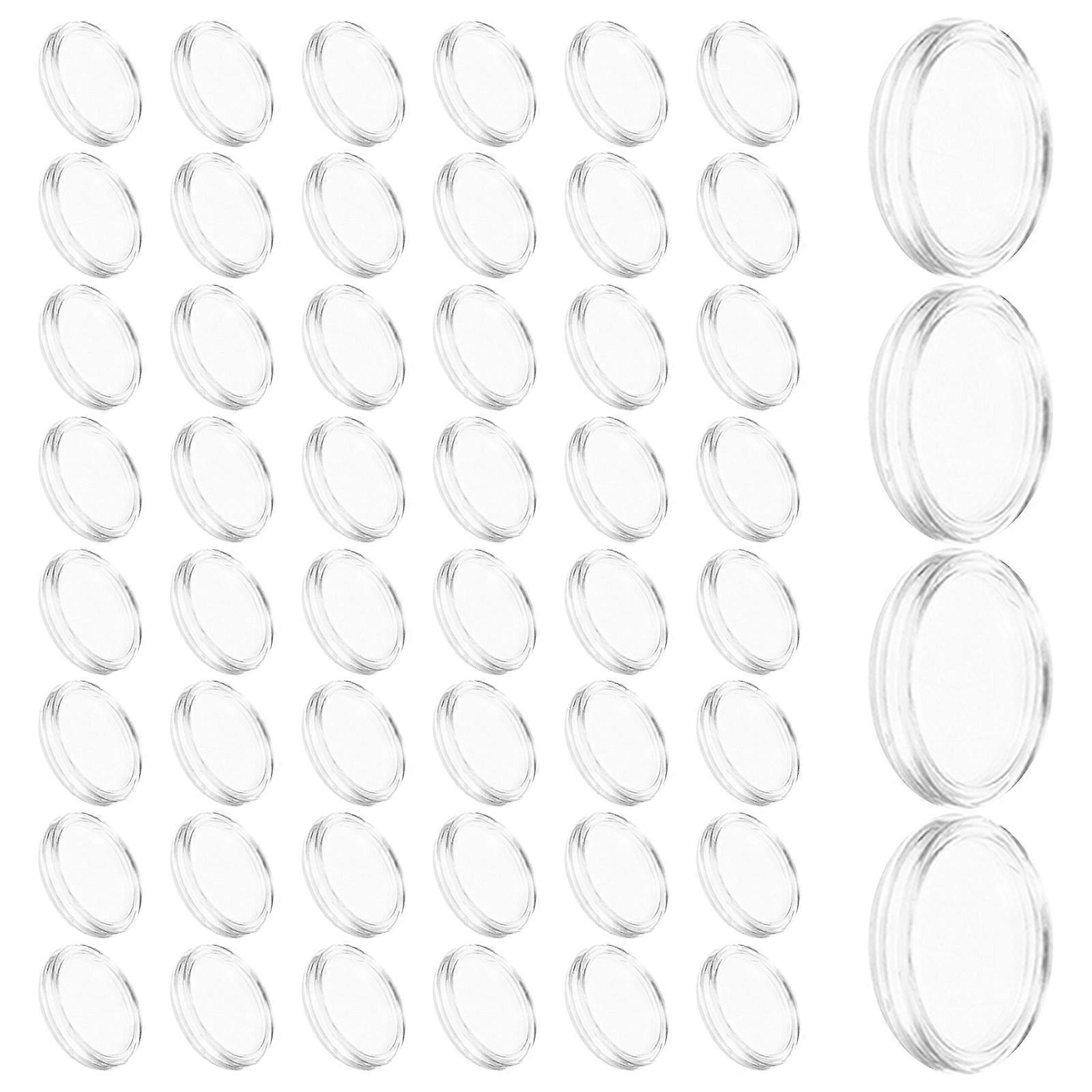 Coin Collection Box Single Transparent Coin Cases for 500Pcs Use