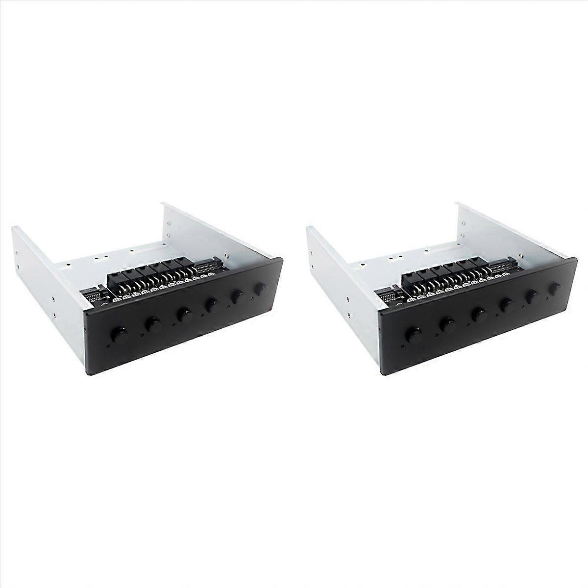 6 Way Power Switch for Desktop Computer Support 2.5/3.5 Inch SATA HDD