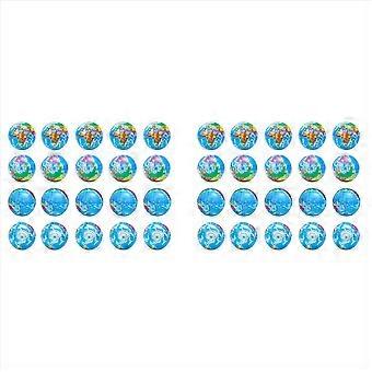 40er Pack Erde Stress Balls, 2,5 Zoll Erde Thema Squeeze Balls, Stress Relief Bälle Squeeze Angst