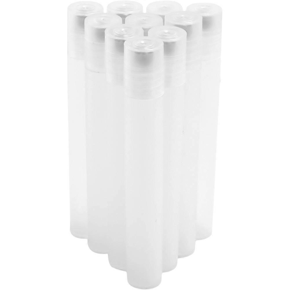 Empty Perfume Bottles Multi-Function Aroma Bottle for Storage 10Pcs White