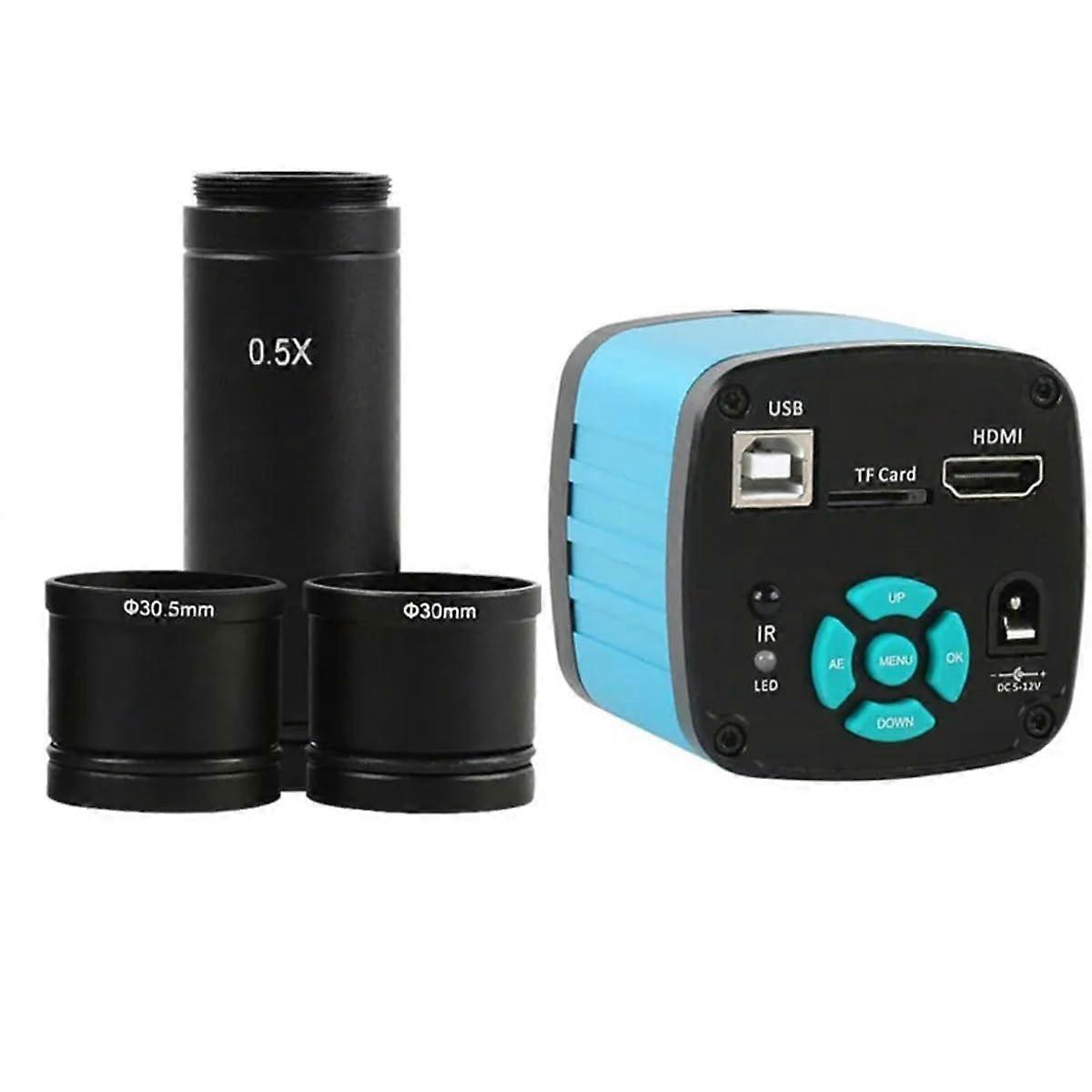 48MP 4K USB Digital Microscope Camera with Eyepiece Adapter for Industrial Use