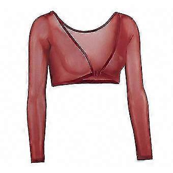 Slimming Armwear Wrap Crop Tops for Women Base Layer