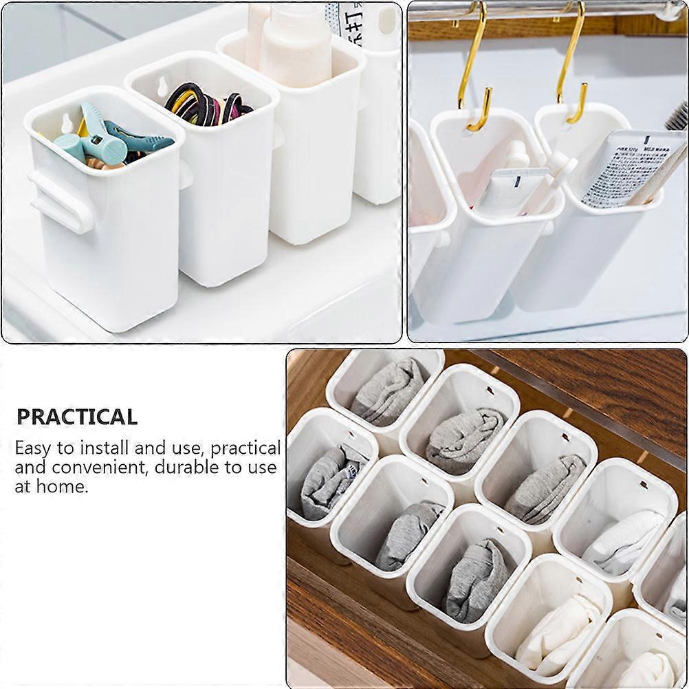 Combination Storage Box Kitchen Storage Bucket for Home Use 2Pcs