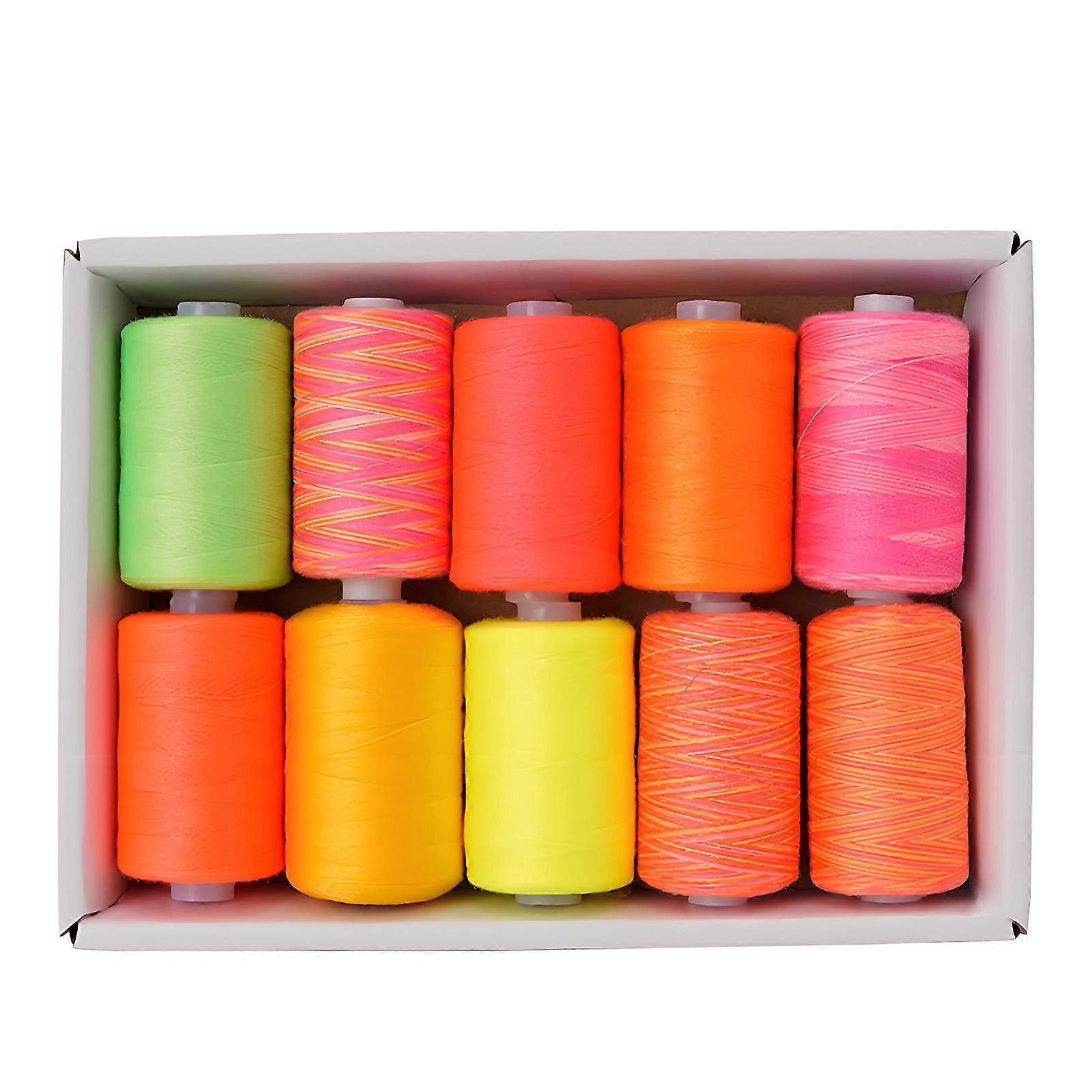 Multipurpose Sewing Machine Thread 8 Assorted Color Comfortable Clothing Craft Materials Multicolor