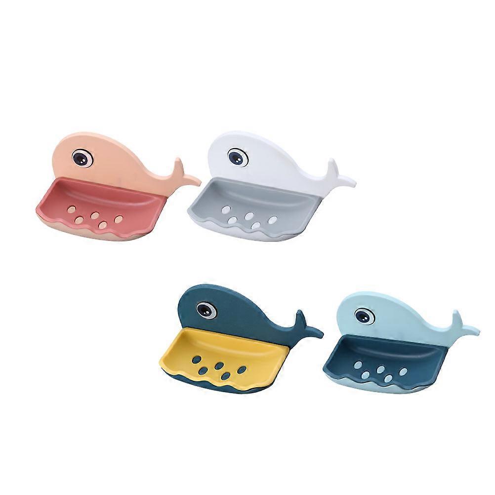 Bathroom Soap Shelf for Storage Use with 4Pcs Assorted Color Racks