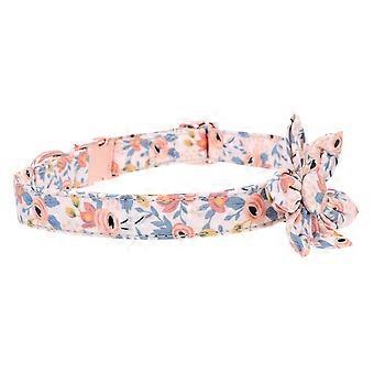 Nydelig halsbånd til hundejente med blomstermønster, 3-pakning