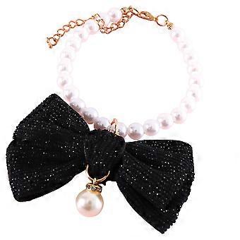 Pet Pearl Collar Lovely Cat Collar for Festival Use 5Pcs Pack