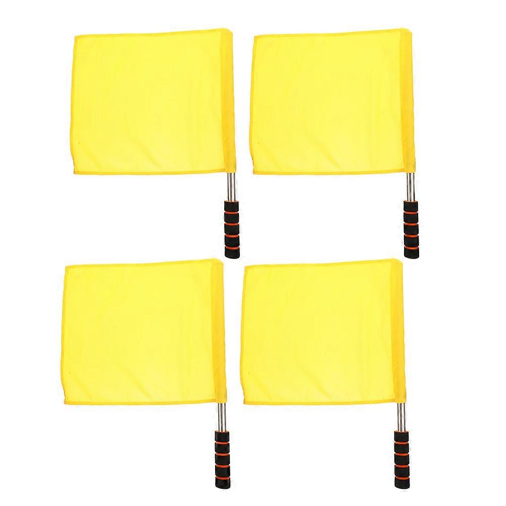 Traffic Flags Small Hand Waving Flags for Party 4Pcs Pack