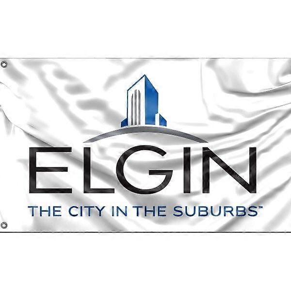 Elgin Flag Illinois USA A3119
