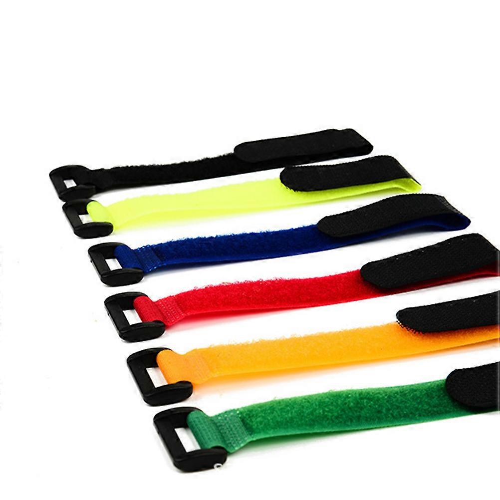 Hook and Loop Strap Fastening Cable Straps for Tieing 6Pcs Nylon Strap Set