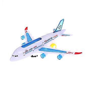 Plastic Airbus A380 Model Airplane, 30cm Length with 28cm Wingspan, Aircraft Toy for Display