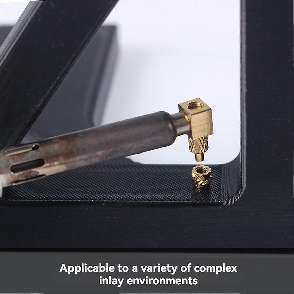 For Heat Insert Nut Clamping Head 90° Connector for Multi-Angle Model Nut Insert, 3D Printer Accessories