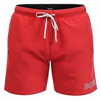 Boss Herren-Badeshorts mit Seesternmuster
