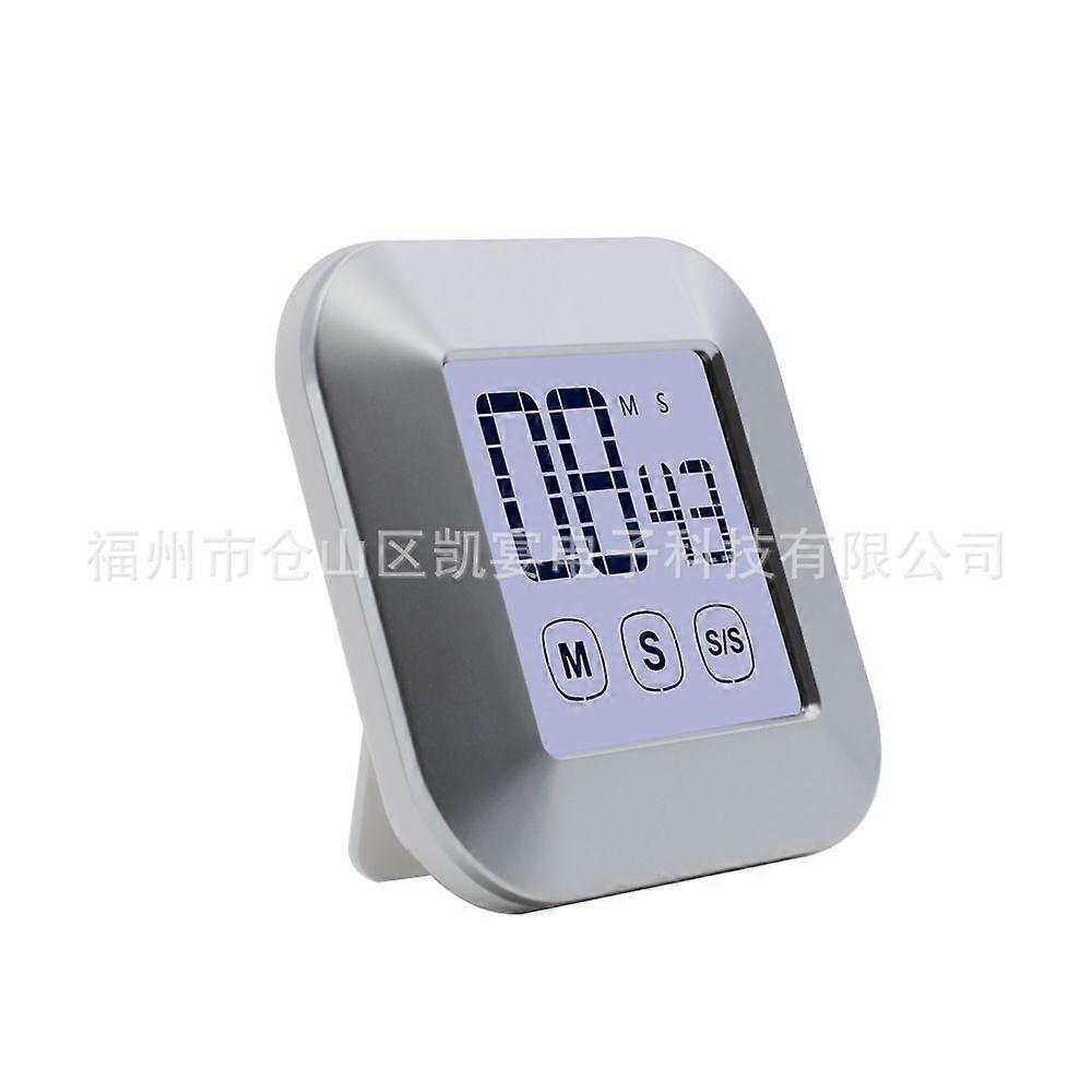 Kitchen cooking timer with large LCD screen, Nordic minimalist touch countdown timerEN7018 compatible