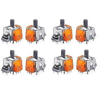 8Pcs for PS5 Controller TMR Electromagnetic Joystick Gamepad Thumb Stick 3D Analog Sensor Replacemen - W