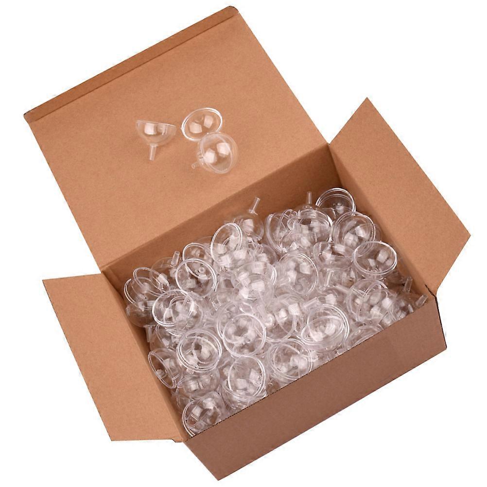 Transparent Chocolate Wrapper Cups for Decor 100Pcs Plastic Air-Corn Packaging