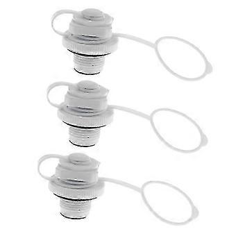 3 Pack 22mm One-Way Air Valve Screw Replacement for Inflatable Boat, Pool & Raft
