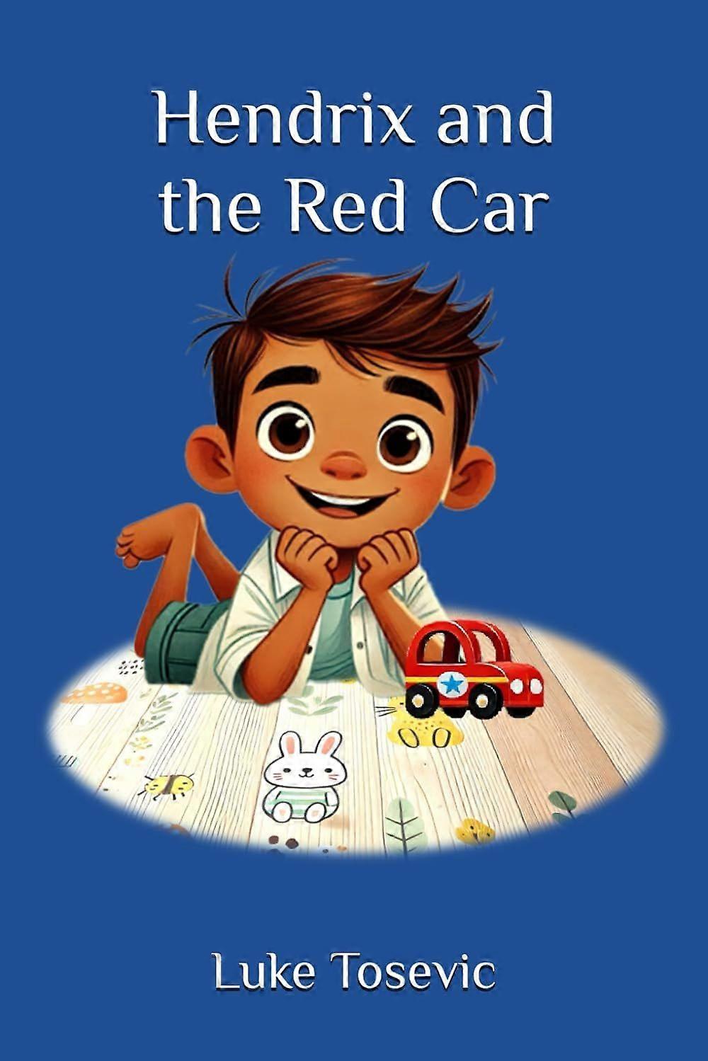 Hendrix and the red car