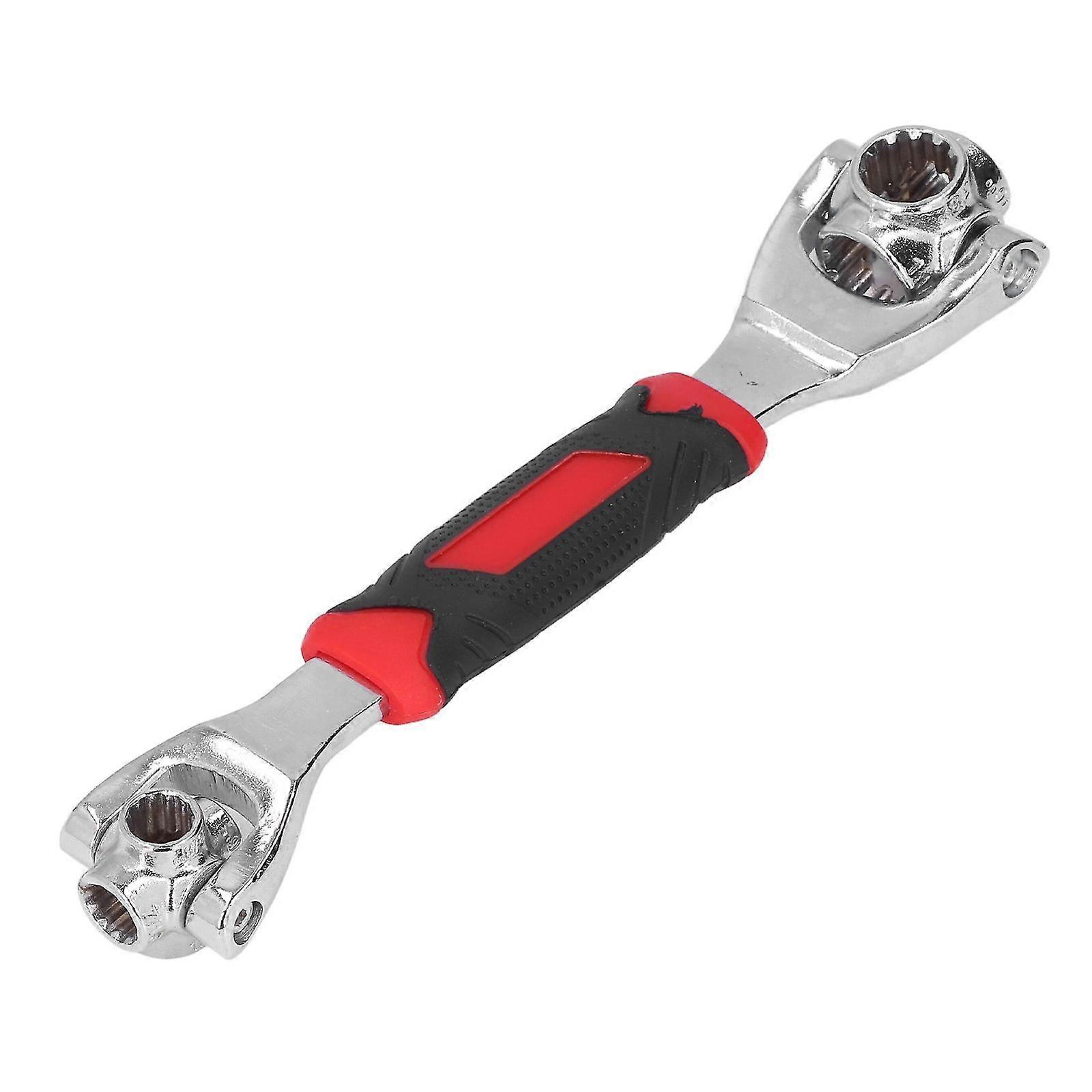 Socket wrench Anti-slip handle, multi-functional rotating head 26-27