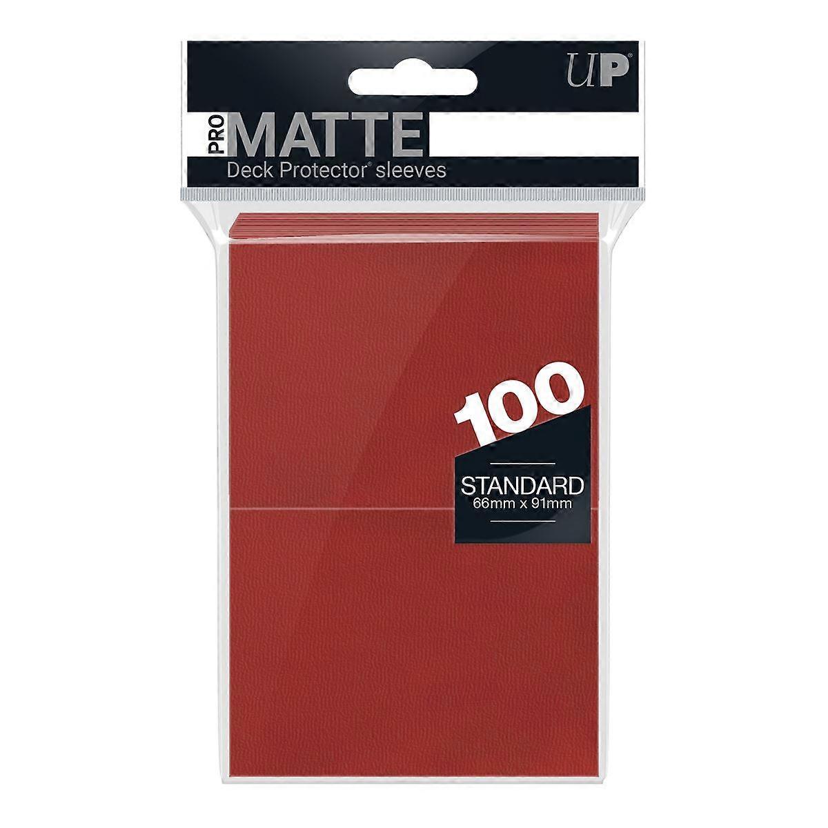 PRO-Matte Standard Sleeves - Red (100)