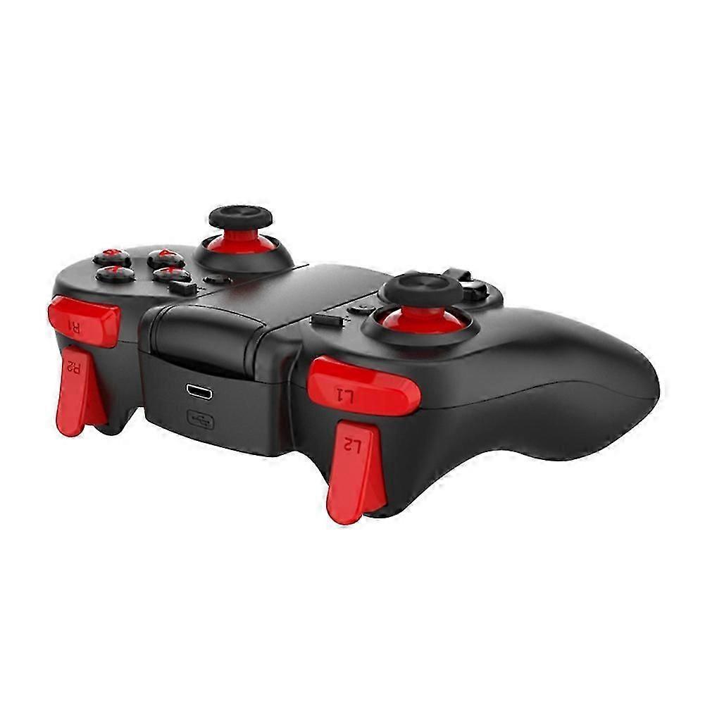 X5 Plus Wireless Controller Gamepad for Switch & Switch OLED, Retro GameCube Turbo Gaming Pad with Back Button